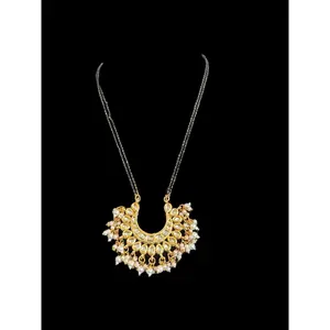 PS428  Mangalsutra / black beads necklace ( READY TO SHIP )