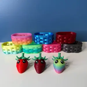 Tickle Berries Articulated Strawberry Fidget Toy for Kids - Fun and Engaging Sensory Play