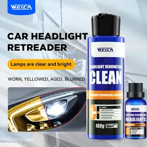 Car Headlight Refurbish Agent, Professional Car Headlight Cleaning Tool,  Car headlight restoration polish kit , Enhanced Clarity and Visibility