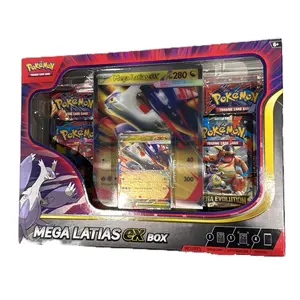 Pokemon TCG Mega Latias ex Box - Includes 4 Booster Packs, Foil Promo Card, Oversize Lenticular Card, Legendary Power & Speed