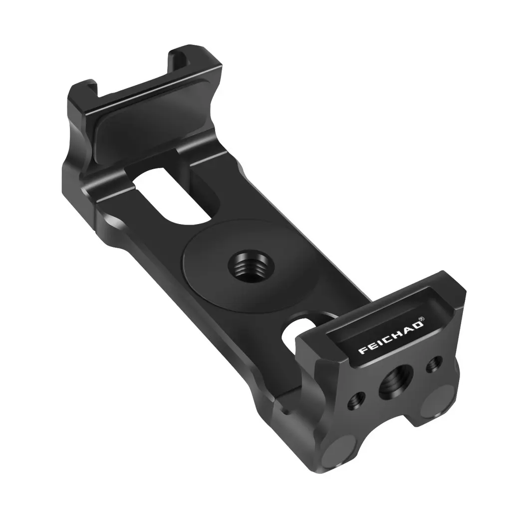 Feichao U Clip Phone Stand, Cell Phone Holders, Power Bank Holder, Extendable 62-87mm Clamp, Cold Shoe Mount, 1/4" Arri, Cellphone Camera Cage Tripod Bracket
