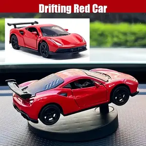 Aluminum Drift Car Dashboard Decorative Piece, Car Interior Decorative, Realistic Style, Universal Compatibility, Durable Iron Structure, Ideal for Car Enthusiasts, Car Dashboard Decoration
