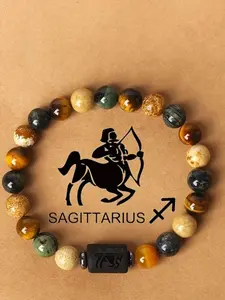 Fashionable Tiger's Eye and Sparrow Stone Beaded Bracelet, Unisex Bracelet for Party, Daily Clothing Decor, Trendy All-match & Exquisite Jewelry for Birthday Gift, Mix Bracelet