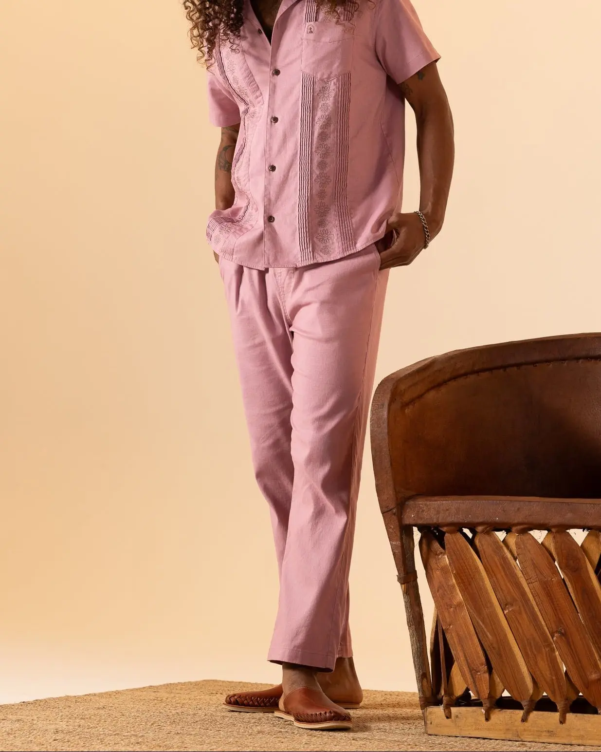 The Brisa Linen Pant - Dawn