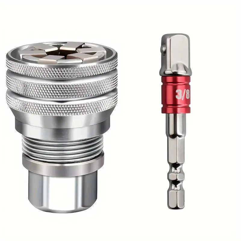 Multi-Function Universal Socket Wrench Tool - Universal Maintenance Tool, Adjustable Universal Socket Wrench, Universal Socket Tool for 3/8" Drive Ratchet Torque Wrench & Power Drill upgrade fathersdaygift
