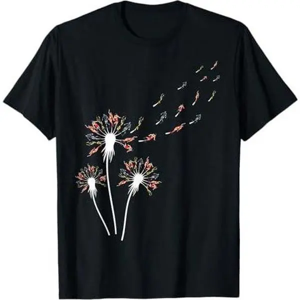Dandelion Diving Shirt for Scuba Diver | Scuba Diving T-Shirt