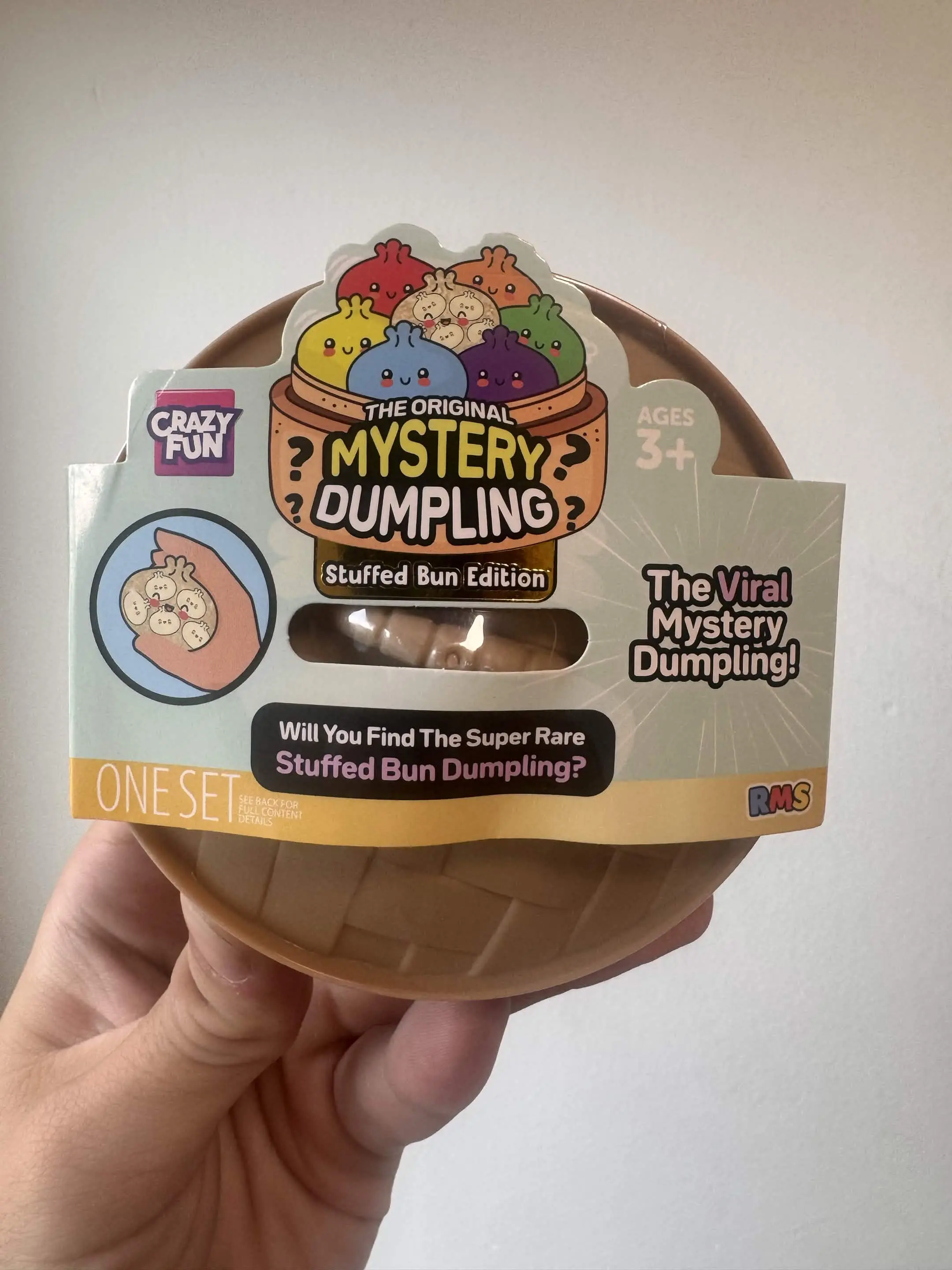 100% Authentic RMS Stuffed Bun Dumpling!! Squishy Toy Crazy Fun!! FOR AGES 3+ GREAT STRESS RELIEF!!
