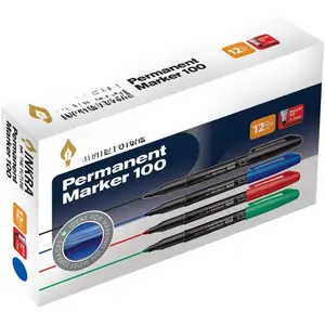 Permanent Marker 100 3411/12BX (BLACK)