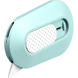 Mini Box Cutter| Manual Retracting| Safe Ceramic Box Cutter Lasting 11x Longer than Metal