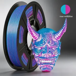 Silk Pla+ 3D Printer Filament 1.75mm, No Knots Shiny Fine Thread, Net Weight 250g Spool (0.45 Lbs), Ideal for Smooth Prints