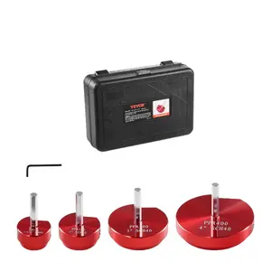 VEVOR 8Pcs PVC Pipe Reamer Kit, 8 - Piece, Plastic Pipe Fitting Socket Saver Kit, Includes 1/2'', 3/4, 1, 1 - 1/4'', 1 - 1/2, 2, 3, 4'', for PVC, CPVC, ABS Fittings, for Exhaust, Drain, Water Pipes CleaningVEVOR Super Brand Day