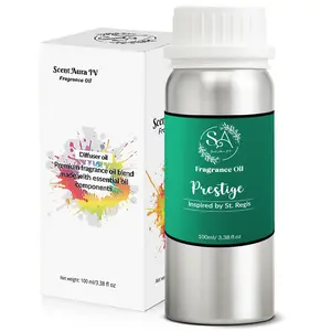 Scent Aura IV Prestige Diffuser Oil Inspired by St. Regis Hotel Scent| Diffuser Essential Oil|Long Lasting Luxurious Scent for Home Office Decor