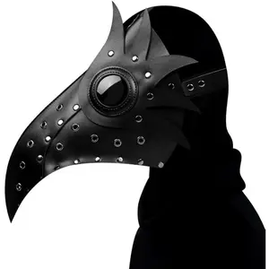 Steampunk  Docr Bird Beak Mask,  DR Long Nose Masks Halloween Masquerade Costume Masks Cosplay Props2  for Men and Women Spider Pattern Knitted  Plague Doctor Set Demon Samurai Men's Silk Durag Set Windproof Beanie  birthday hat warm bowler Clown cowboy