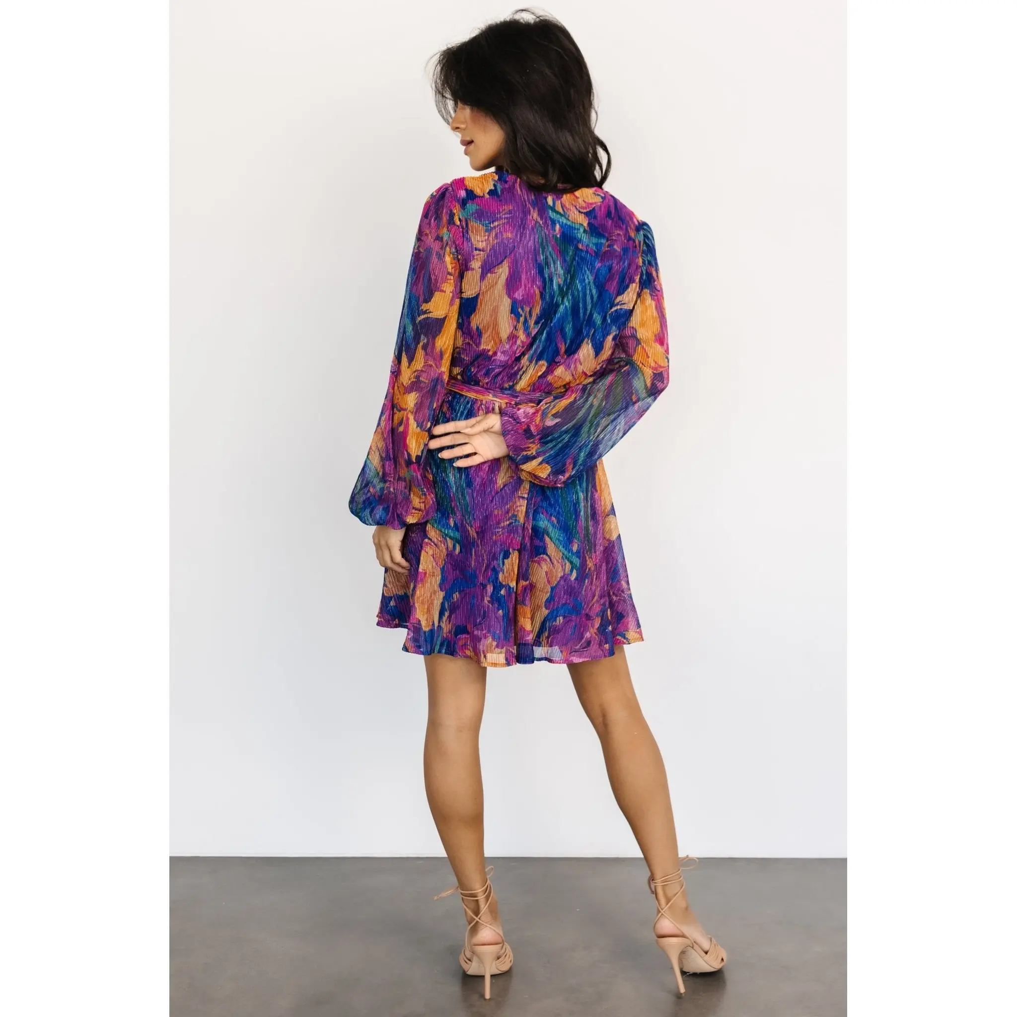 rev mini dress Levi's Rylan Short-Sleeve Crepe Mini Dress - Women's