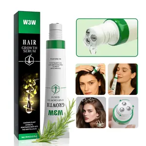 W3W Unisex Adults' Scalp Treatment Serum, 30ml Natural Plant Extract Haircare Formula, Root-Strengthening Anti-Hair Loss Scalp Growth Oil for Thicker Hair Regrowth, Haircare Daily Care for Outdoor Use