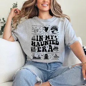 In My Haunted Era Shirts, Halloween 2025 Lyrics Tshirt, Spooky Season Sweatshirt/Hoodie Gift for Friend, Halloween Shirt