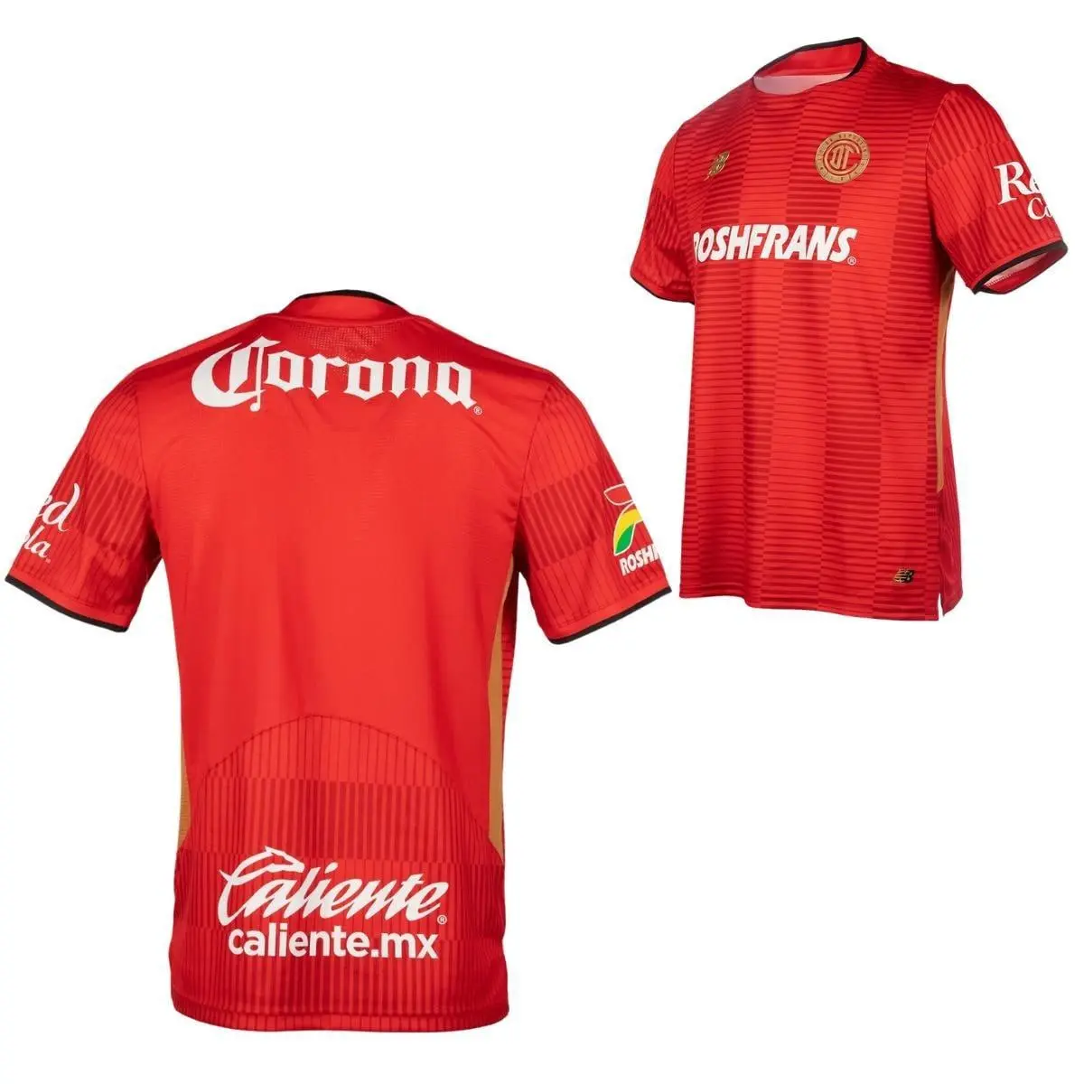 Toluca Red Soccer Jersey, Liga MX Football Shirt, Lightweight Quick Dry Fan Jersey for Men & Women