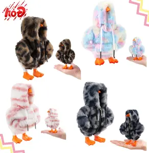 7 Inch Desk Goose Outfits Magnetic Desktop Goose Clothes Accessories Set Perfect Valentine's Day Gift for Goose Statue Decor