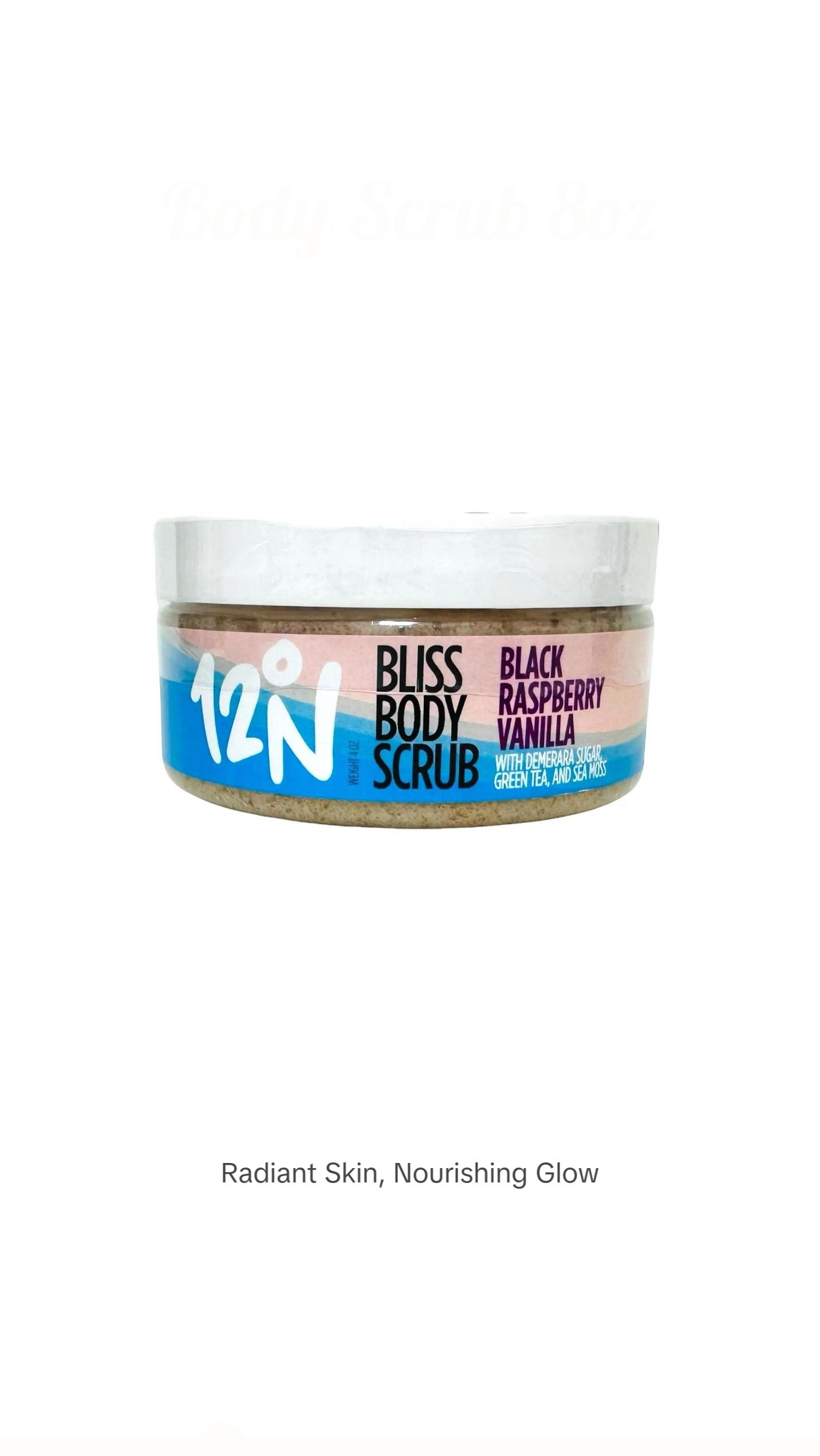 Bliss Body Scrub with Demerara Sugar, Green Tea, & Sea Moss Body Care Exfoliate