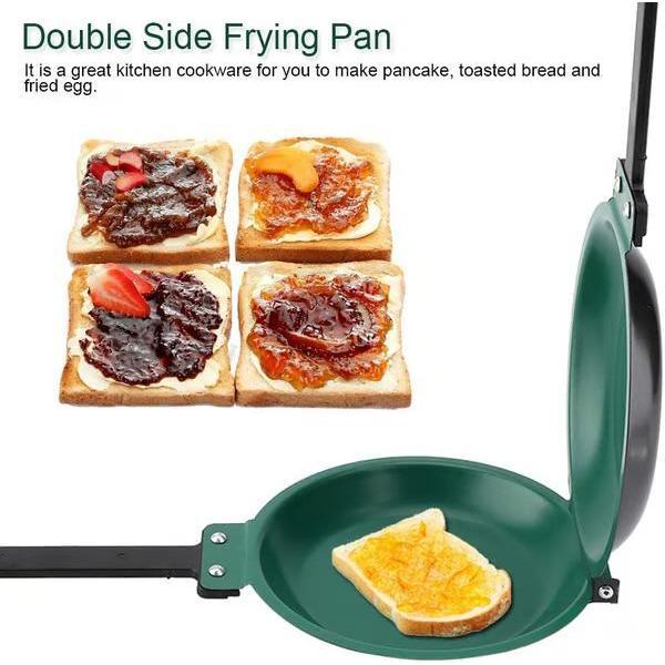 Double-Sided Non-Stick Pan - Perfect for making pancakes, egg rolls, and bacon.Ideal for kitchen and outdoor cooking, making it an excellent gift choice for Christmas and New Year