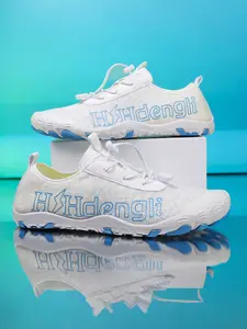 Unisex Lightweight Anti-Slip Hiking Shoes, Comfortable Casual Water Shoes for Summer River Exploration, Sporty PU Leather Sneakers