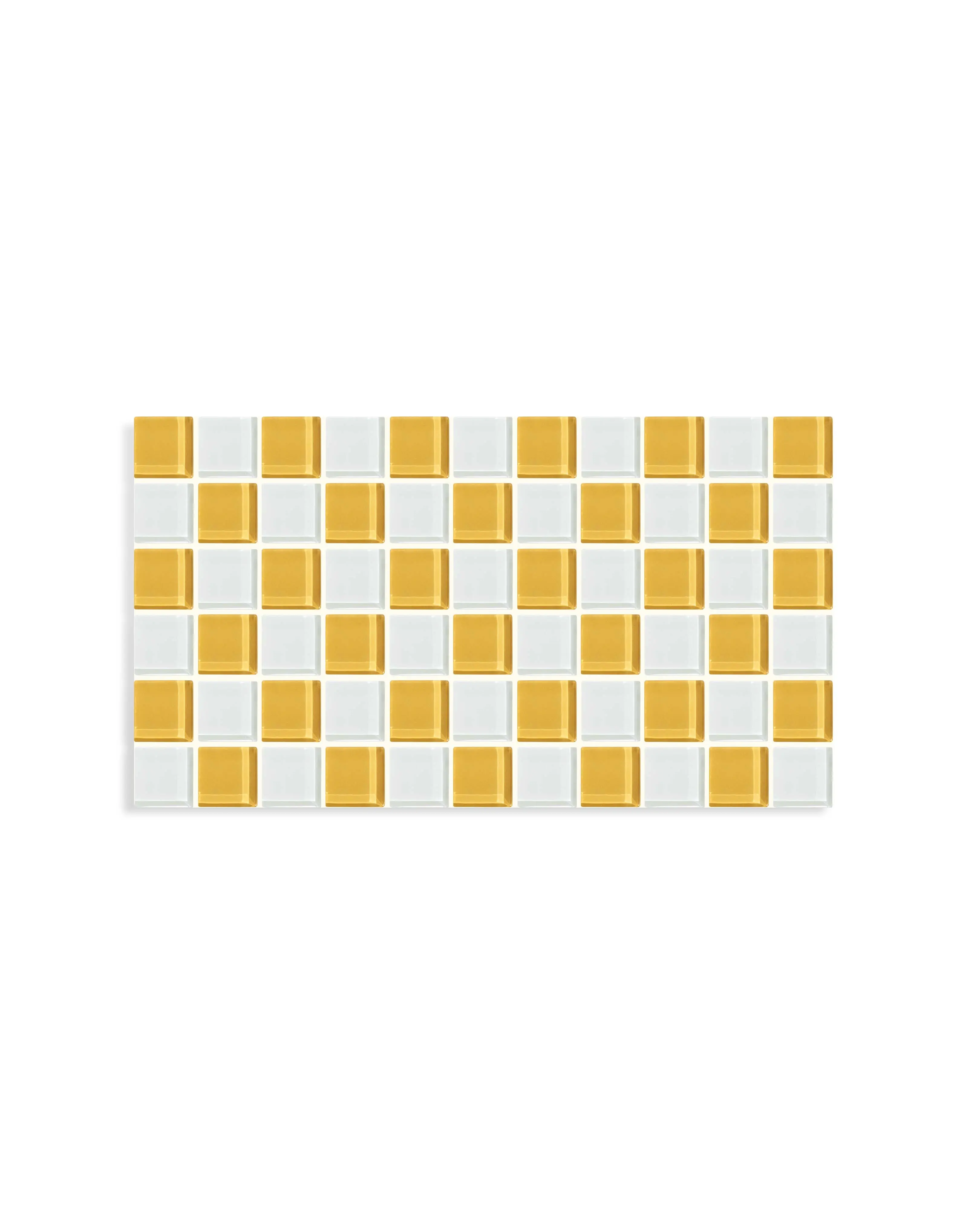 Glass Tile Tray – Honey Milk Chocolate | Handmade Trinket Tray