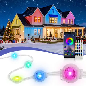 JOLALIA Permanent Outdoor Lights for House, 2025 Eave Lighting with App/Remote Control, IP67 Waterproof smartlight for Christmas, Halloween, Holiday, Party, Daily
