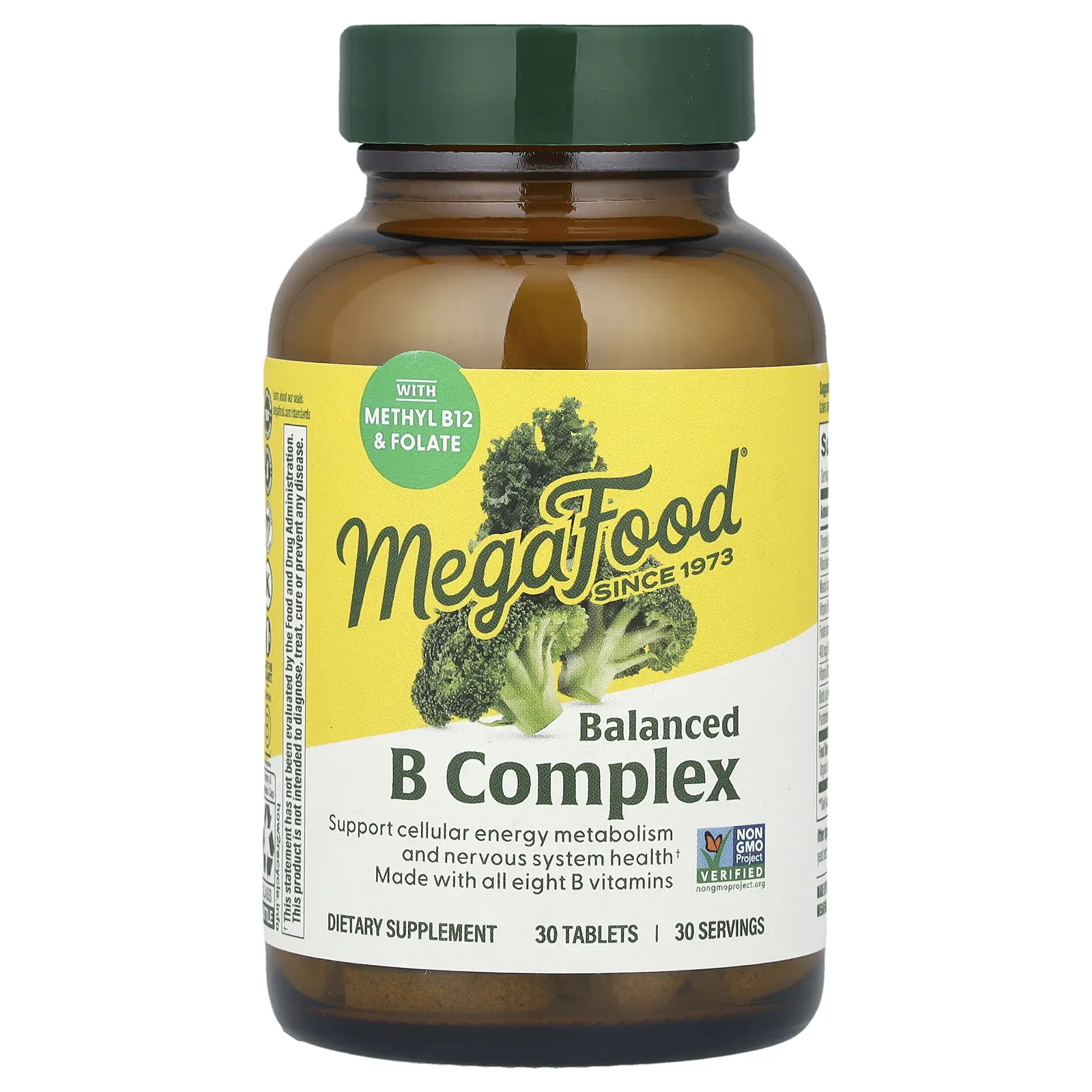 MegaFood Balanced B Complex, 30 Tablets MegaFood Balanced B Complex, 30 Tablets