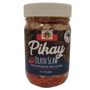 The Pickled Pepper People Pikay Death Slaw with Ghost Peppers