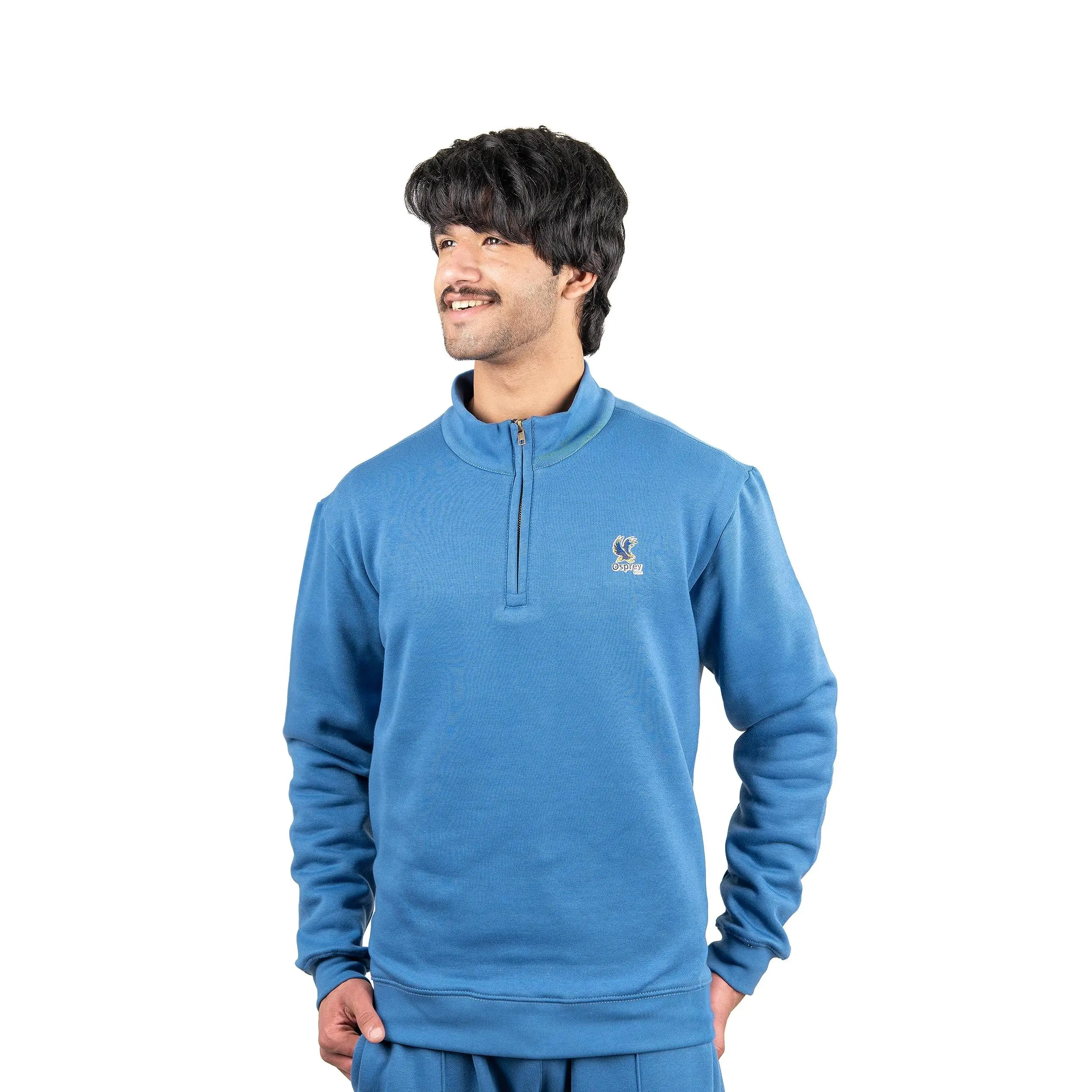 Osprey Premium Quarter Zipper Sweatshirt | 60% Polyester 40% Cotton | 300 GSM | Cozy and Durable