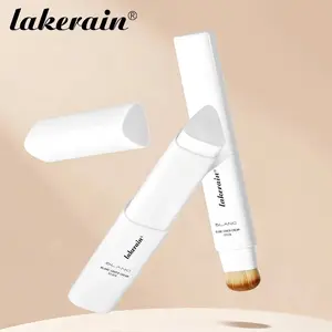 lakerain 1 Count Color-Adapting Foundation & Concealer Stick, Dual-Ended Design with Makeup Brush, Buildable Coverage, Infused with Skincare Ingredients, Blendable, Smooth Formula, Natural Poreless Finish, Base Makeup for All Skin Types, Women's Cosmetics