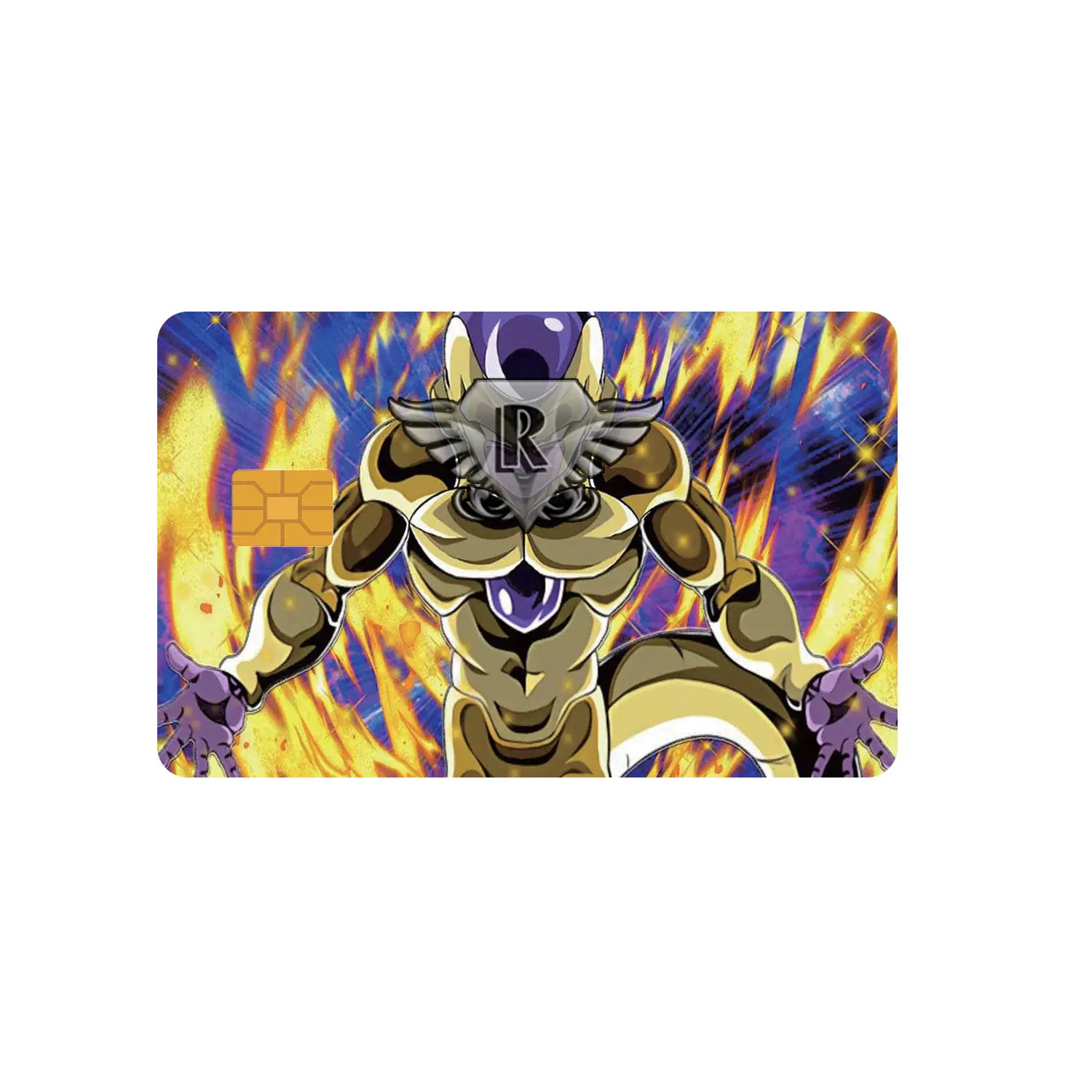 Golden Frieza Debit Card Sticker - TikTok Shop
