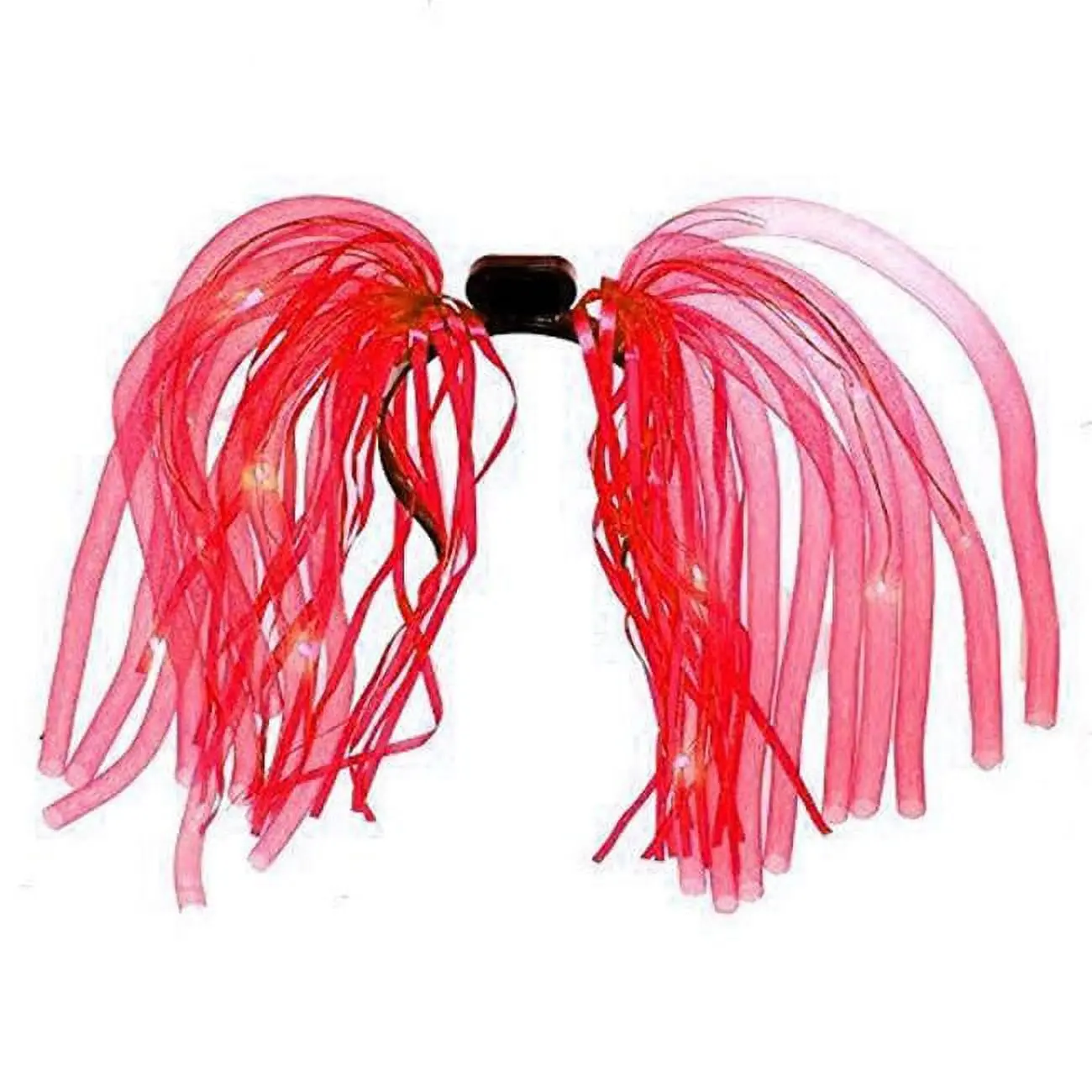 Blinkee 5041000 Red LED Noodle Headband with Flashing Dreads, Fashion Hair Accessory, Headbands for Women, Led Accessory, Party Fun, Party Wear, 7.5X5.25"