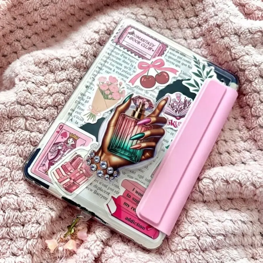 Stylish Phone Grip Featuring A Chic Perfume Hand Design, Trendy Aesthetic Phone Holder With Comfortable Grip, Cute Everyday Accessory And Gift Idea