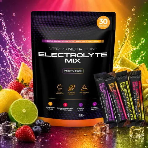 Variety Electrolyte Hydration - 0 Calorie, Sugar-Free Natural Blend Minerals Mix for Keto & Vegan Diets (Chloride, Sodium)