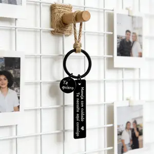 Drive Safe Keychain for Boyfriend - 26-Letter Personalized Keychain - Perfect Gift for Birthday Valentines Day - Various Patterns - High-Quality Stainless Steel - Unique Letter Design