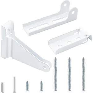 Reinforced Storm Door Closer Bracket Screen Door Closer Replacement Part 40201 Door Repair Kit Compatible with Andersen Emco Larson Pella for Wind Protection and Door Protection White