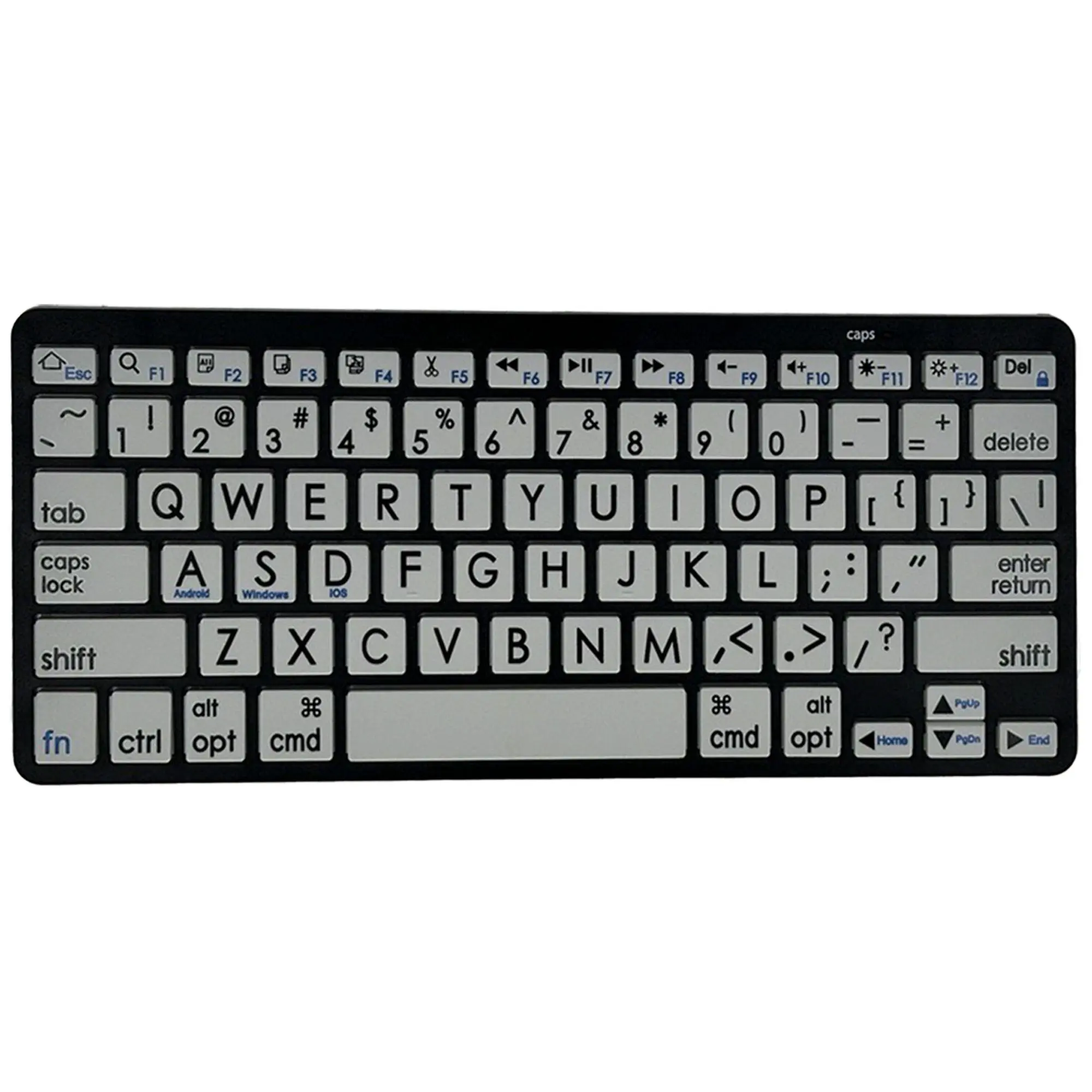 Digital Basics Bluetooth Keyboard with Large Pr int Keys