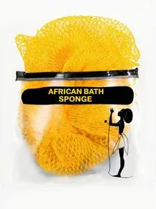 African Net Sponge Long Bathing NetShower Body Scrubber Back Scrubber SkinSmoother Bathing Sponge for Daily Use body scrub