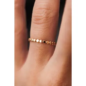 Mini Bead Ring, 14K Gold Fill