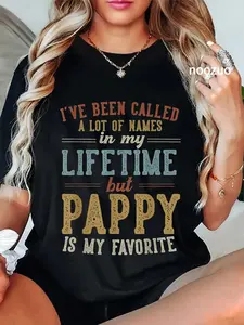 100% Cotton Pappy Is My Favorite Name - Father's Day Pappy T-Shirt