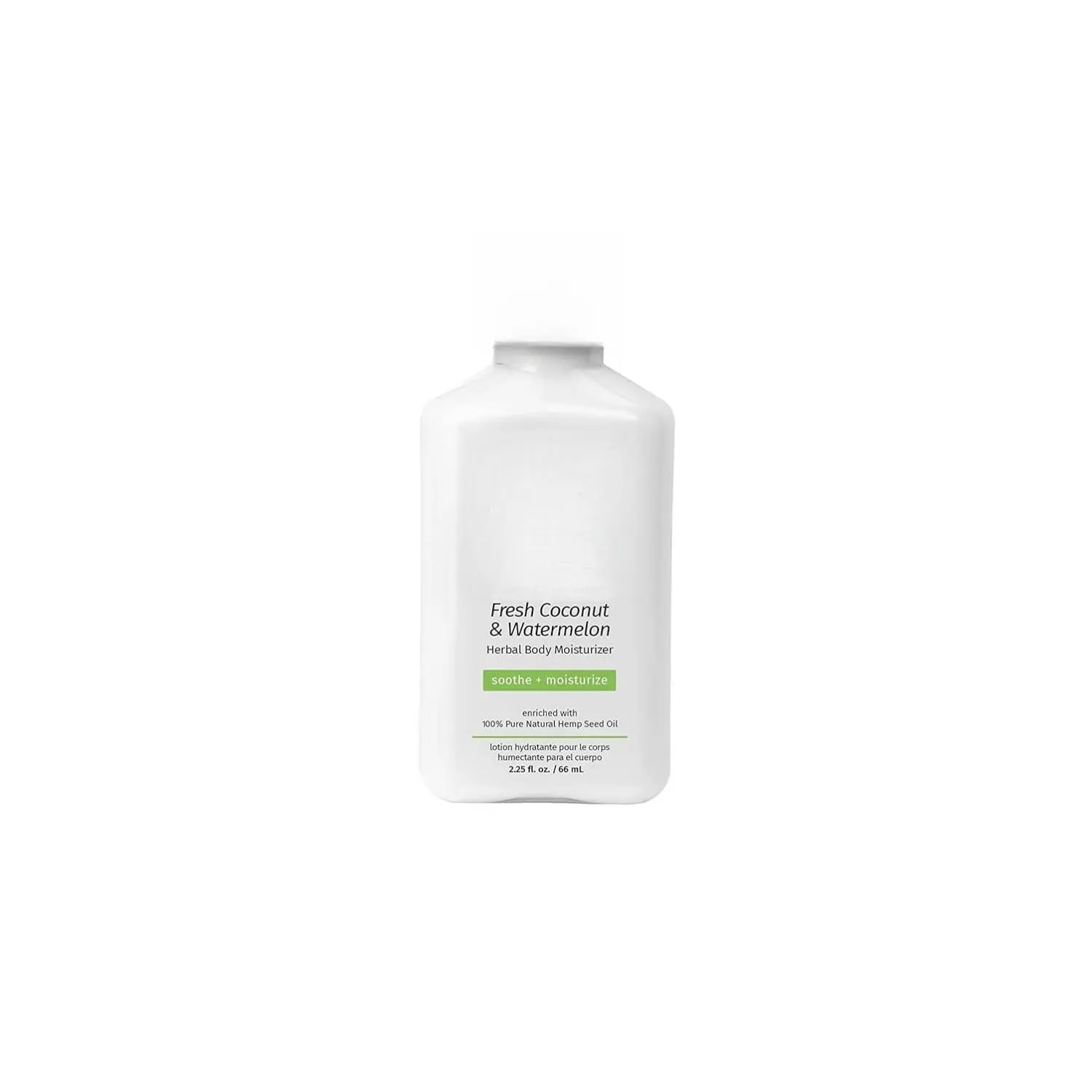 Hempz Herbal Body Moisturizer, Pearl White, Fresh Coconut/Watermelon, 2.25 Ounce