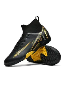 High-End Unisex Outdoor Football Cleats, Anti-Slip Durable Design, TF Nails, Lightweight High Performance, Suitable for Adults Students Teens