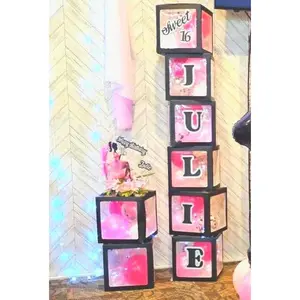 Beautiful Letters for your decorations, Custom Letters to decorate your boxes, Customized Message for your decorations.