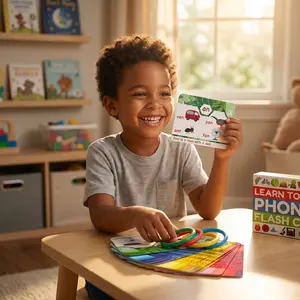 Colorful Kids Phonics Flash Cards, 20‑Stage Learn to Read Alphabet Sound Learning Cards, Teacher‑Recommended Preschool Educational Toy, Premium Party Gift for Toddlers & Children