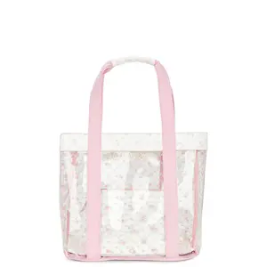 LoveShackFancy Marjorie Tote Bag in Sunwashed Ivory