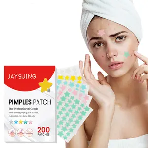 200 Count Invisible Hydrocolloid Acne Patches for Daily Facial Blemish Spot Care Non-Invasive Acne Management Solution with Hidden Design & Water Gel Technology
