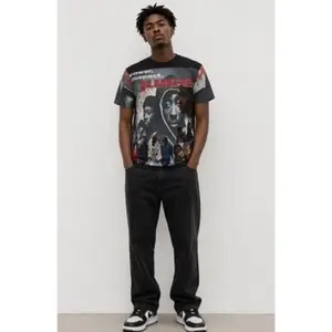 Juice Movie All-Over Print T-Shirt | 90s Hip Hop Tee | Tupac Inspired Shirt | Vintage Urban Streetwear | Throwback Graphic Tee