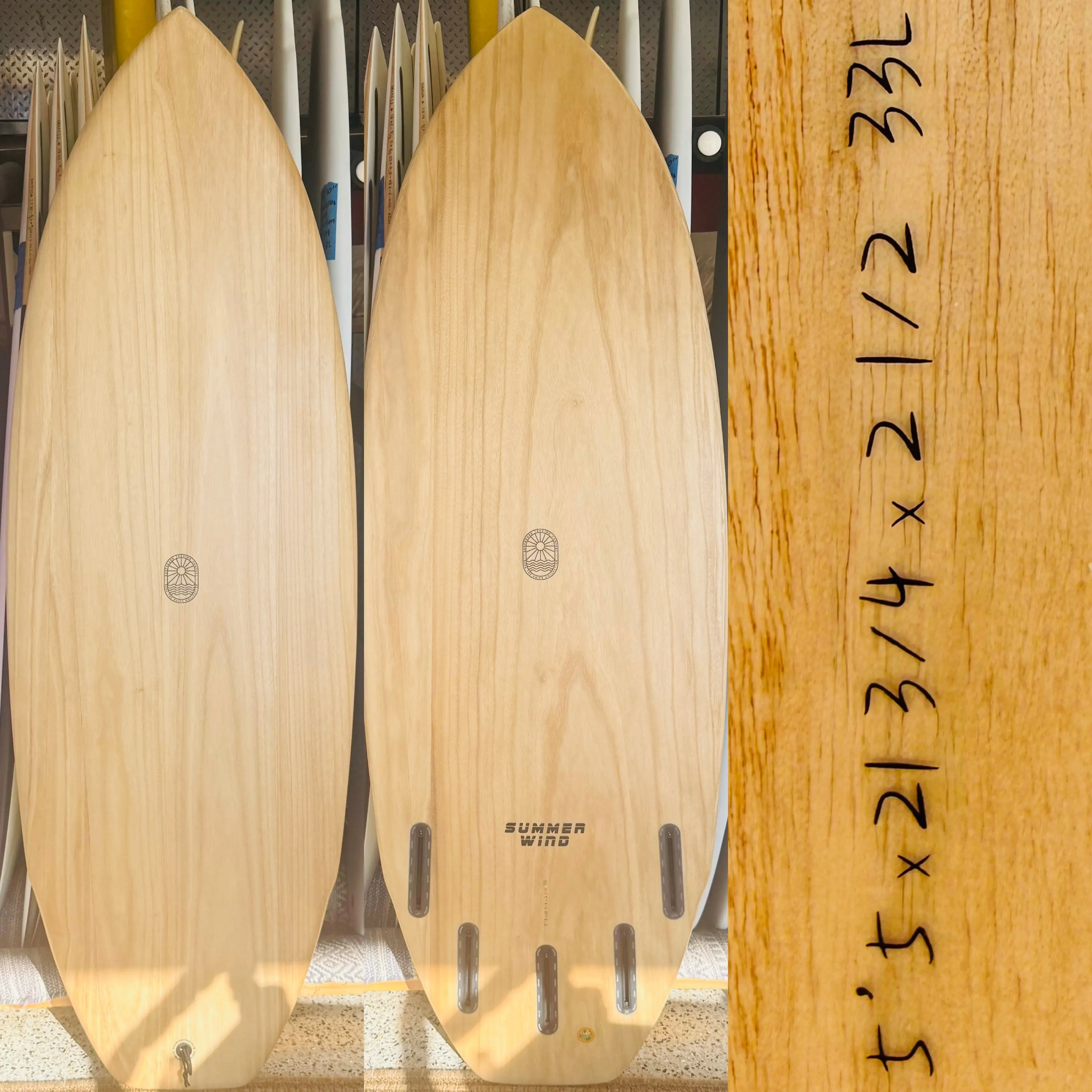 5’5” Summer Wind Surfboard – Paulownia EPS - 33L