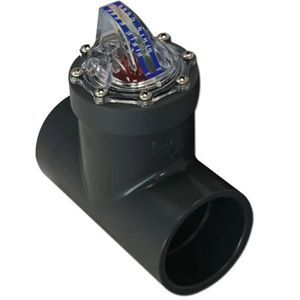 212 MAIN 3 inch H2flow Controls Flowvis Complete Flow Measurement Device, 90-220 GPM Easy-to-Read Scale, Check Valve, Innovative Design, Easy Installation, Flexible Fit for Aquatic Fitness Equipment, Flow Meter